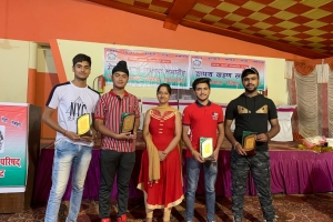 School toppers honoured by Bharat  Vikas Parishad